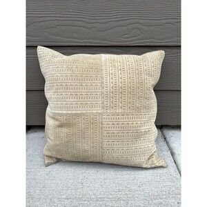 Ralph Lauren Home Decorative Down Pillow – Leather & Cotton
